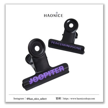 【HAO NICE 】100%韓國正品  peaceminusone 新品夾子GD權志龍聯名款pmo衣夾 帽夾 裝飾夾