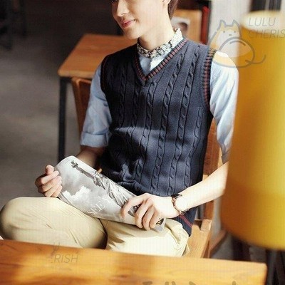 ニットベスト メンズ Vネック セーター ビジネスベスト Vネックベスト 大きいサイズ オフィス カジュアル イギリス風 メンズファッション 通販 Lineポイント最大get Lineショッピング