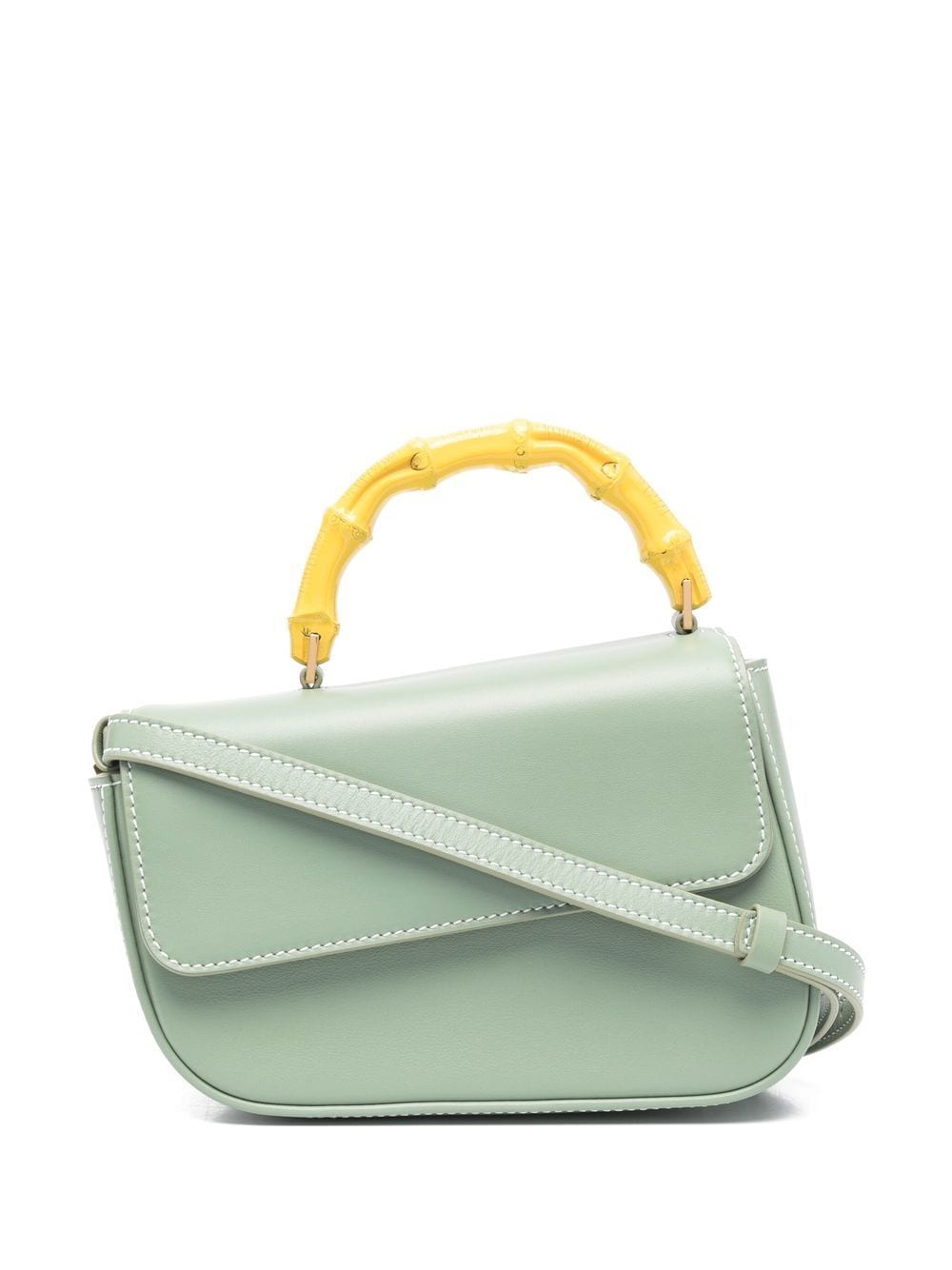 Palm Angels - Bamboo Crash top-handle bag - women - Leather - One Size - Green