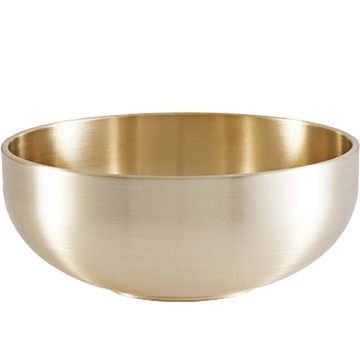 完美的 鍮器湯碗  1個  金色
