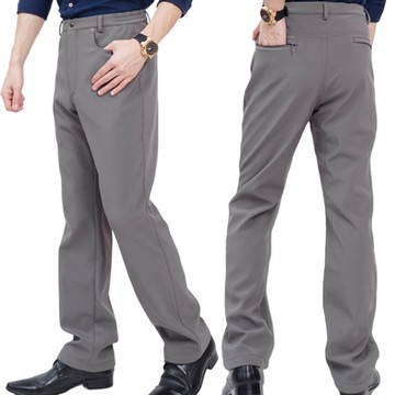 【戶外趣】防風防撥水禦寒軟殼長褲抓絨長褲(HMP007 銷光灰)