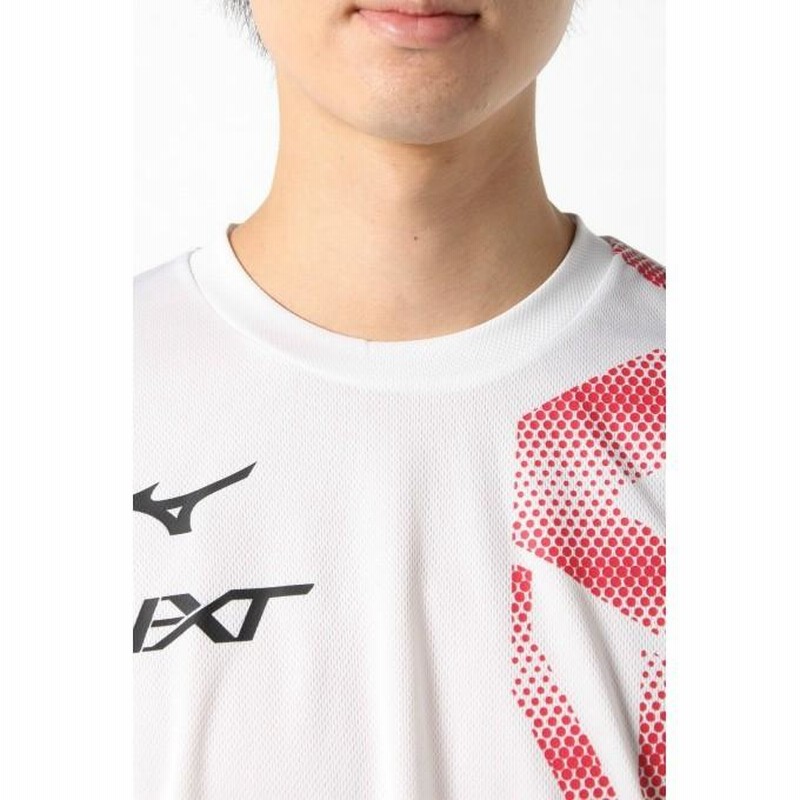 ミズノ テニスウェア Tシャツ 半袖 メンズ 限定 NXT ビッグロゴ