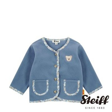 STEIFF 熊頭童裝 刷毛印花口袋外套 1-2歲