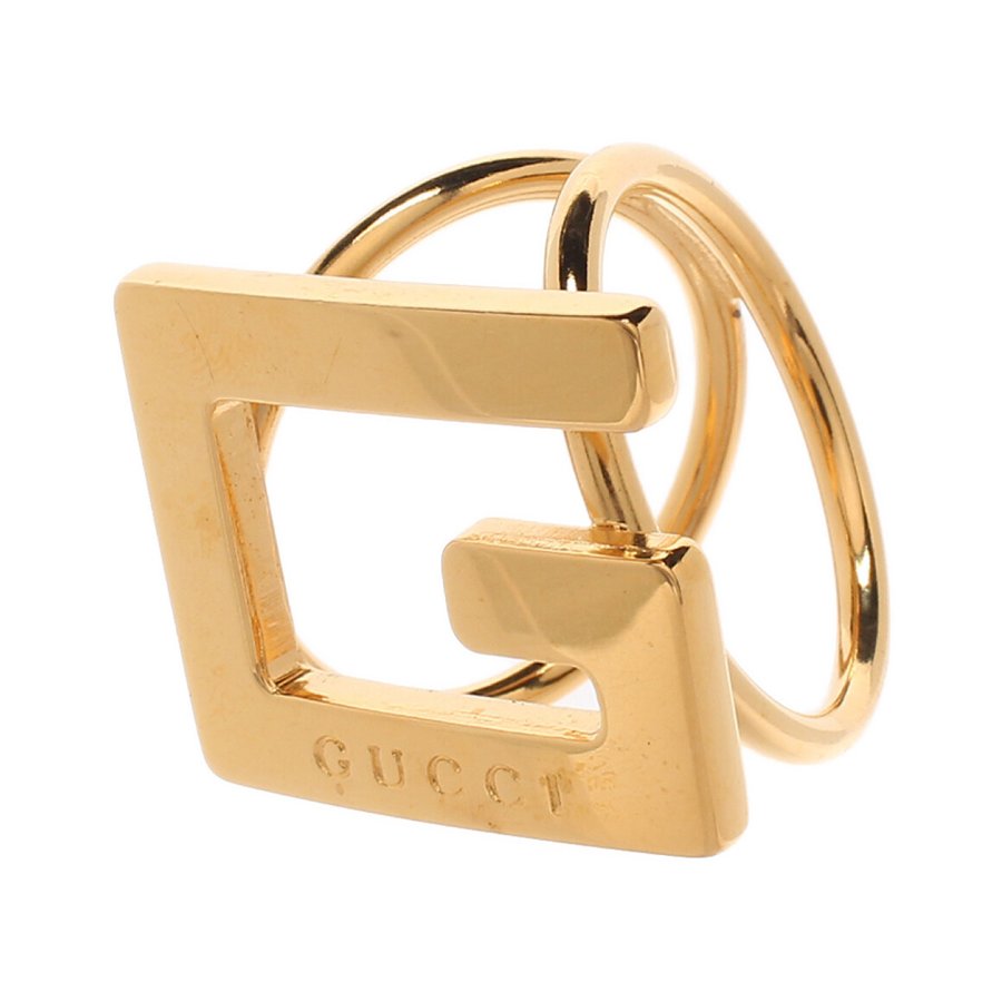 美品 グッチ スカーフリング Gマーク ロゴ 21A12-er15 | 美品 GUCCI