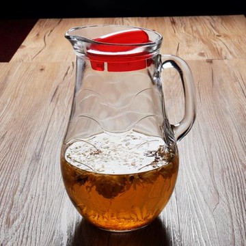 土耳其進口無鉛玻璃壺冷水壺水杯耐熱水壺大號涼水壺開水壺 2L