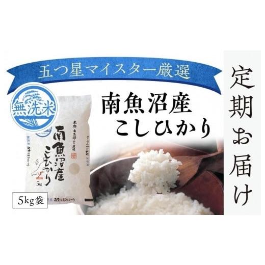 ふるさと納税 新潟県 南魚沼市 （5kg×4 全12回）無洗米　南魚沼産こしひかり