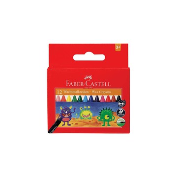 Faber-Castell 輝柏 大眼星球無毒蠟筆 12色/盒 120043