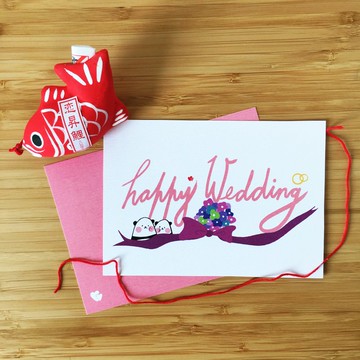 小小祝福心意卡 - Happy Wedding