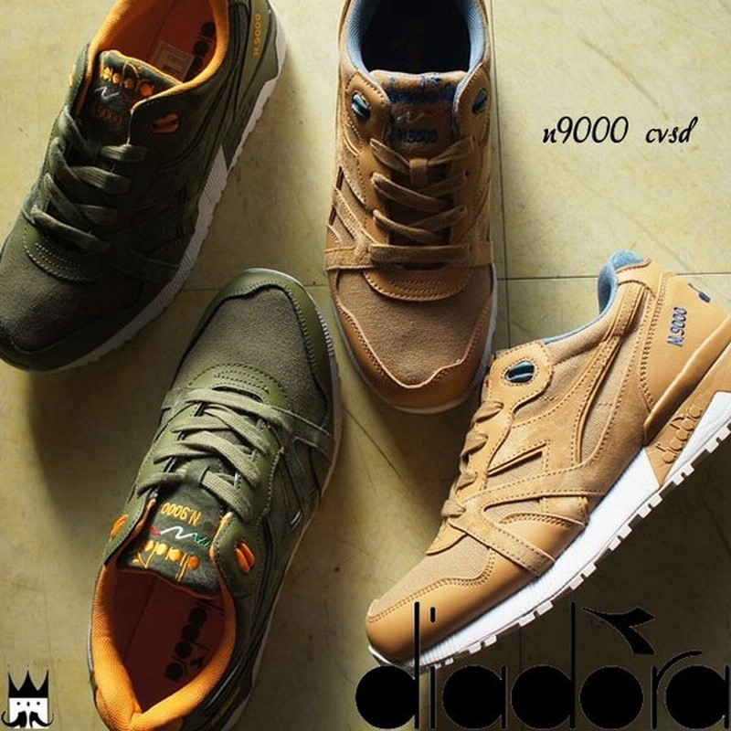 ディアドラ Diadora スニーカー メンズ N9000 Cvsd ベージュ グリーン ランニングシューズ 靴 通販 Lineポイント最大0 5 Get Lineショッピング