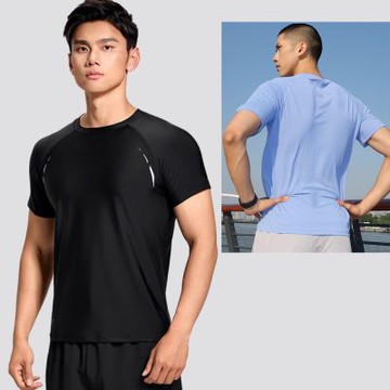 Biki.泳衣L-4L庫里男泳裝短袖上衣