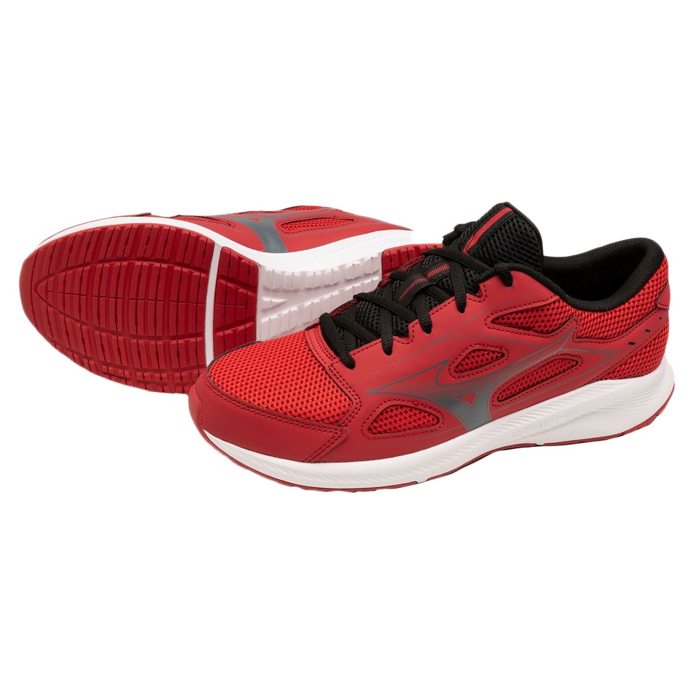 MIZUNOシューズスポーツ マイザー26 K1GA240005レッド×グレー | LINE 