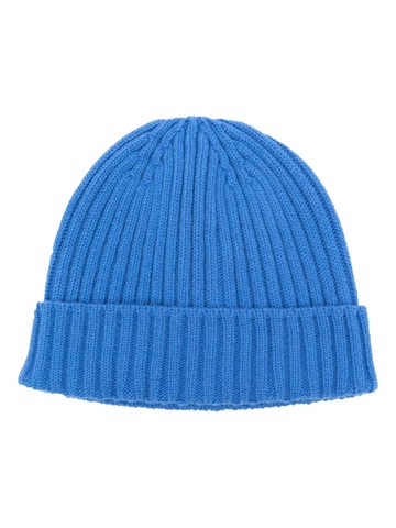 Barena - ribbed knitted beanie - men - Wool/Polyamide - One Size - Blue