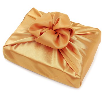 緞面包袱巾  73 x 73cm  金黃色  10個