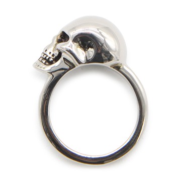Alexander Mcqueen - Brass Side Skull Ring
