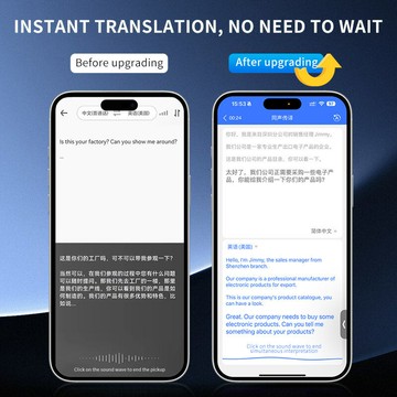 全球AI大模型翻譯器超薄磁吸一鍵錄音翻譯視頻通話互譯支持ChatGP【北歐家居生活】