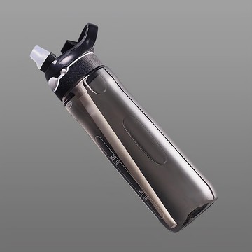 TRITAN吸管式冷水壺  透明灰  750ml  1個