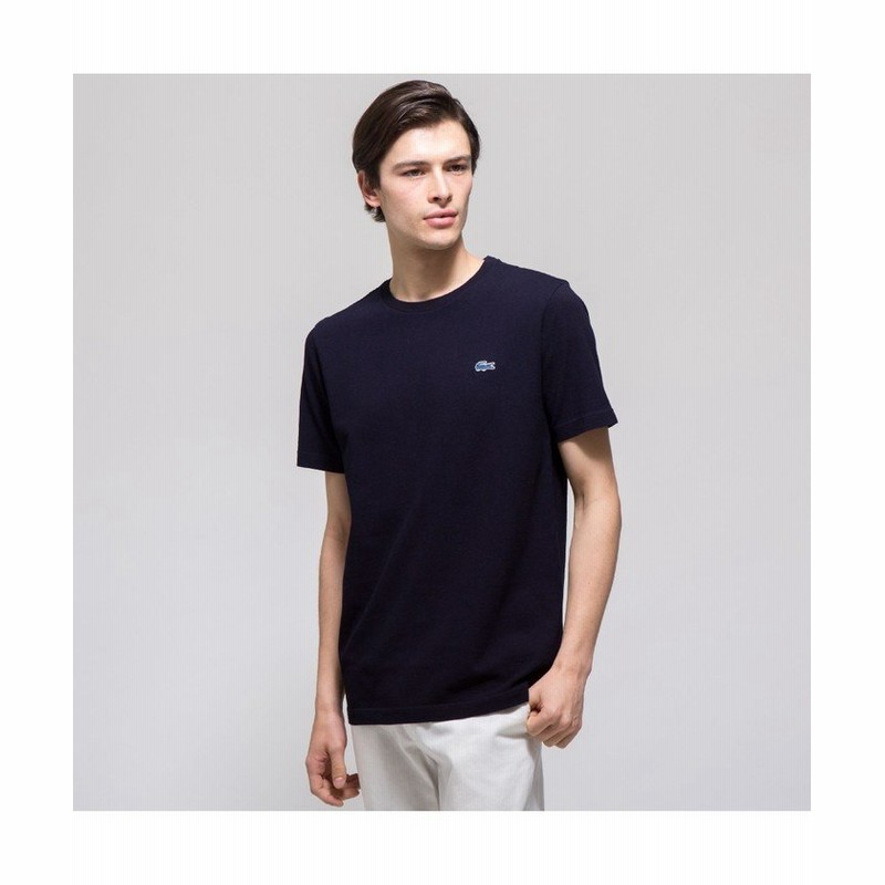 ラコステ インディゴ Tシャツ メンズ ダークインディゴブルー 4 日本サイズl Lacoste 通販 Lineポイント最大get Line ショッピング