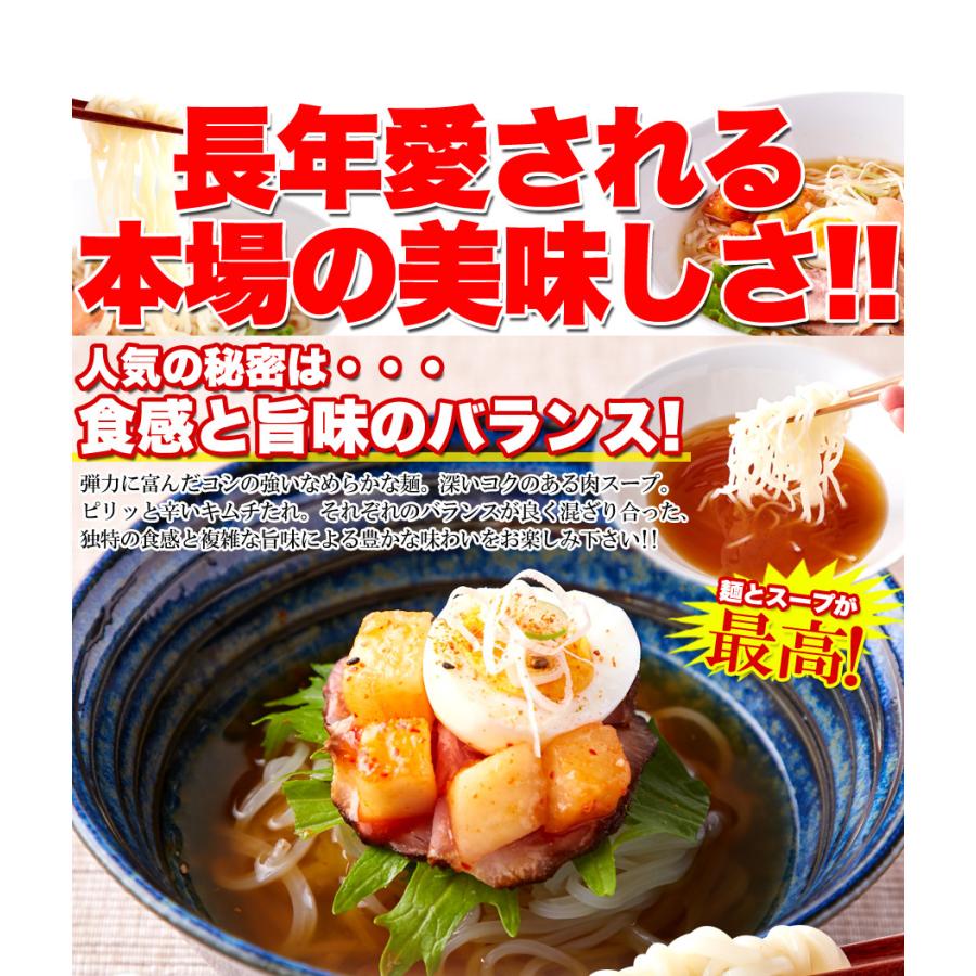 本場名産品 老舗の盛岡冷麺 ４食スープ付き 100ｇ×4袋