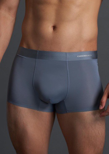 高彈裸感冰絲四角褲