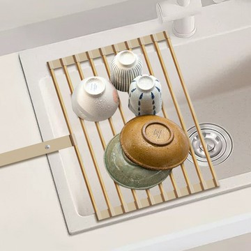 水槽瀝水架廚房家用水池碗碟洗碗盤子餐具收納架果蔬可摺疊置物架