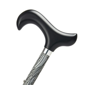 來而康 Merry Sticks 悅杖 醫療用手杖(未滅菌) MS-225 夜間 時尚 反光 兩段式 伸縮手杖 水紋樣式 MS225