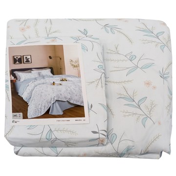 Prawear 巴麗維亞 石墨烯萊賽爾天絲  被子 + 床墊套 + 枕套組  雙人  蟬鳴吱吱藍