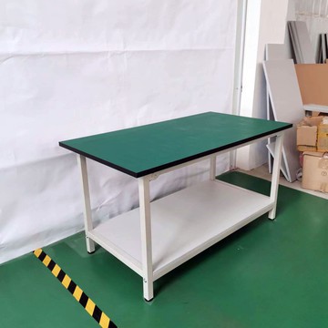 優樂悅~防靜電工作臺雙層重型流水線操作臺車間工廠工作臺實驗臺桌打包臺