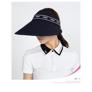 PGM高爾夫帽子女夏季遮臉防曬遮陽帽無頂帽新款防紫外線uv太陽帽