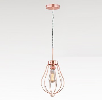 電鍍玫瑰金造型吊燈 F37-21-93277