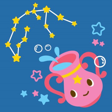 LOVIN 超萌韓版數字油畫 星座系列水瓶座(11)1幅