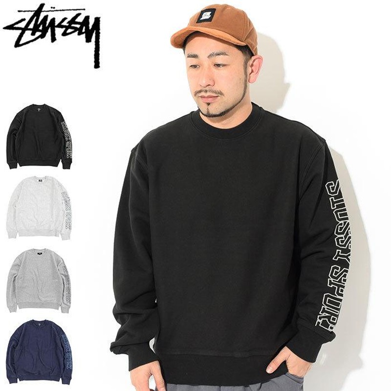 ステューシー トレーナー STUSSY メンズ Stussy Sport Applique ( stussy crew sweat スウェット  トップス 118474 118462 USAモデル 正規 ) | LINEブランドカタログ