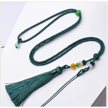 【幻彩水晶手作坊】手把繩 中國結繩 結緣品 車掛帶 流蘇穗 手工編織 diy短版掛繩 包掛 文玩