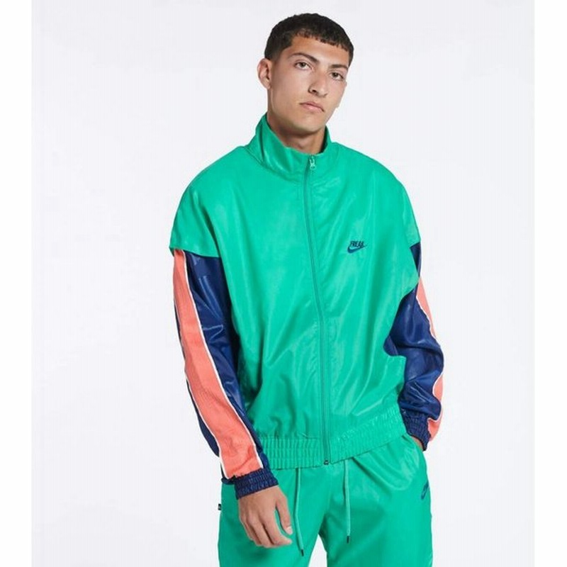 ナイキ Nike レディース ジャージ アウター Lightweight Track Jacket Roma Green Blue Void 通販 Lineポイント最大0 5 Get Lineショッピング