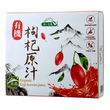 統一生機有機枸杞原汁30ml*10入