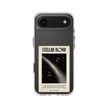 iPhone Air Clear Case（相機按鈕） 透明 - Valentine's Day Collection - 織女星與牛郎星：穿越時空的抱擁