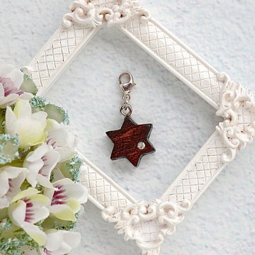 手工木製吊飾系列  六角形 吊飾  禮物訂製