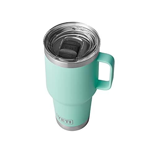 YETI Rambler 30オンス トラベルマグ ストロングホールド蓋付き 真空断熱 ステンレス製、シーフォーム