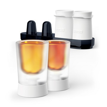 美國 ZOKU 冰杯模具組 (4槽) 造型冰塊模具 調酒冰杯