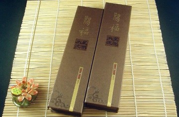 星洲水沉香 臥香【周錦香】7寸 細支 醇和馨香~【沉香 青州 線香 拜拜 薰香 微臥香】