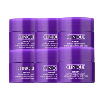 CLINIQUE倩碧 天才激光超緊緻活膚霜15ml*6入組-航空版(有效期限2027/01)