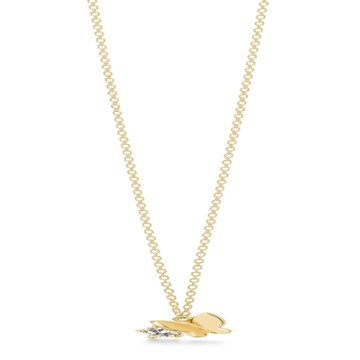 papillon brillant petit 鑽石項鍊