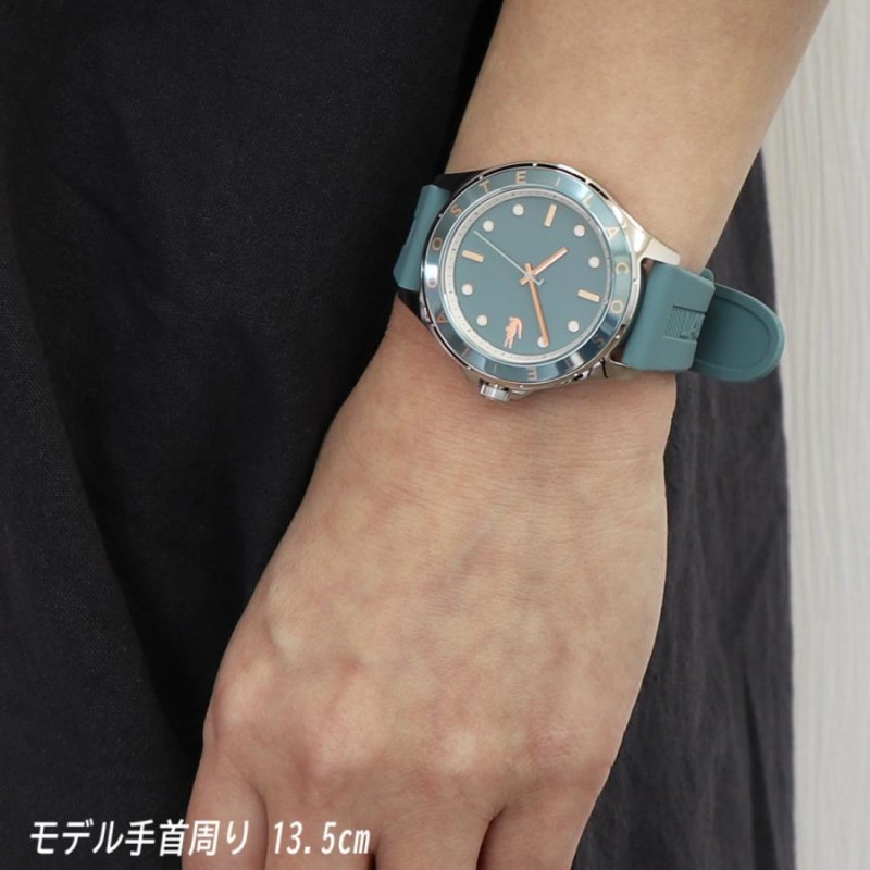 LACOSTE ラコステ SWING 38mm ボーイズサイズ 女性 腕時計 2001267 アナログ マリンブルー くすみブルー ラバーベルト  ローズゴールド ピンクゴールド | LINEショッピング