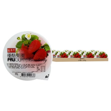 盛香珍 優酪果園 草莓  180g  24個