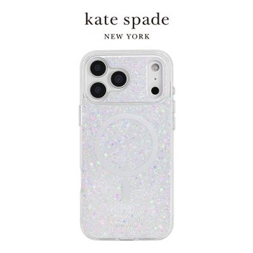【kate spade】 iPhone 17系列 精品磁吸防摔殼 銀河星鑽