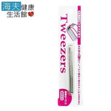 海夫健康生活館日本gb綠鐘 psg 不銹鋼 平式寬口毛拔 三包裝(psg-011)
