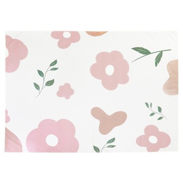 STYLE_G 時代家居 北歐風牛津布防水餐桌布  174 x 136cm  經典花朵  1條