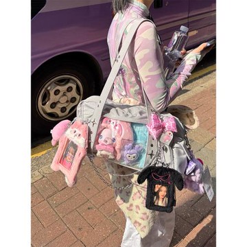 kpop韓娛痛包亞文化娃包追星女包二次元y2k亞比單肩斜跨通勤休閑