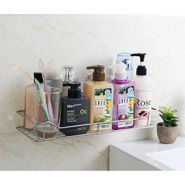 不鏽鋼免釘無痕強力方形大號層架浴室廚房