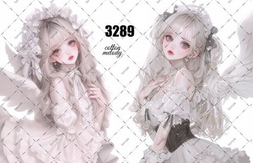 original sticker no.3289 人物貼紙 原創貼紙 原創人物貼紙 裝飾貼紙 cotton melody