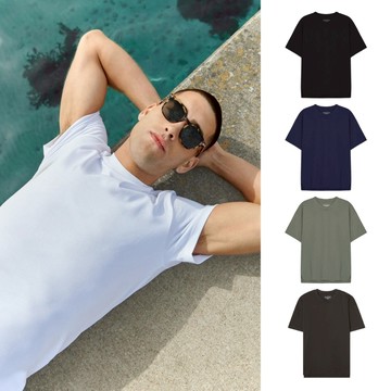 Bread & Boxers Heavy 重磅高端厚T 白/黑/海軍藍/卡其綠/煙燻灰  8.9 oz 素t 短t 厚磅